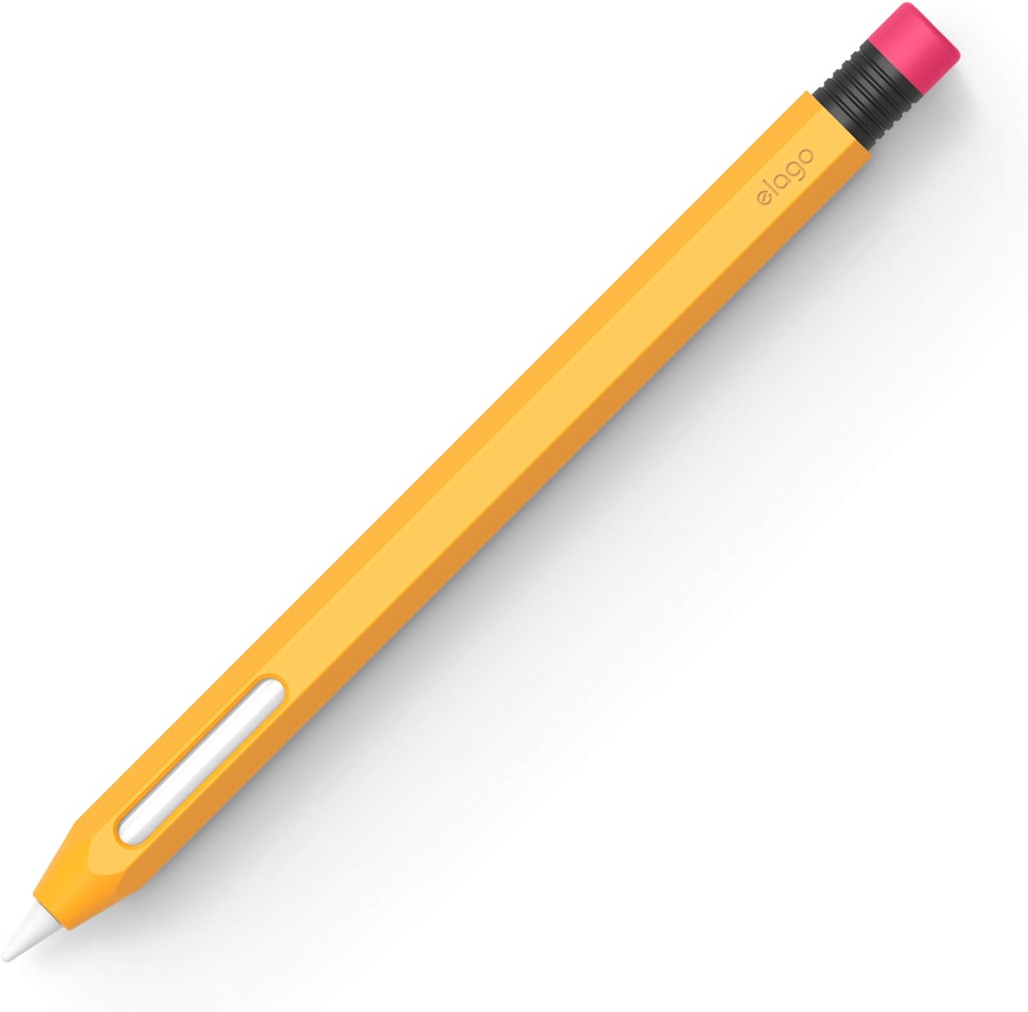 elago Compatible with Apple Pencil Pro Case & Apple Pencil 2nd Generation Case. Compatible with Magnetic Charging. Double Tap. Squeeze. Haptic (Must Read Installation Instructions) (Yellow)
